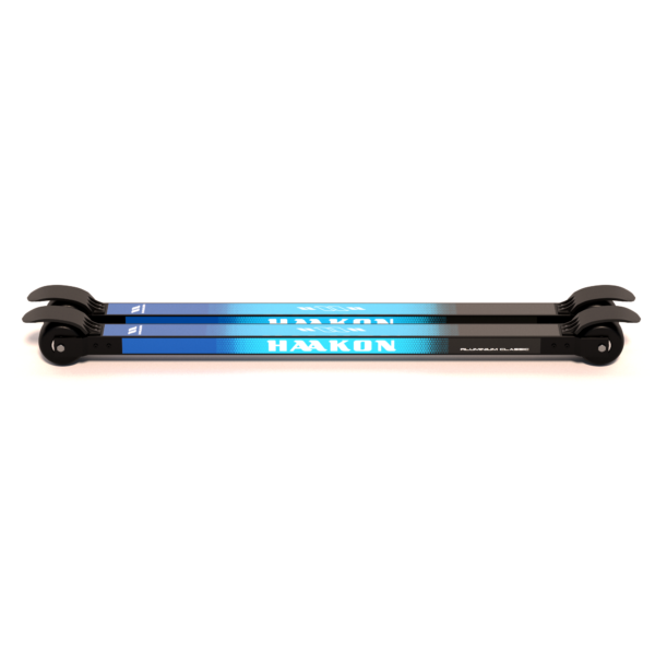 Kolečkové lyže HAAKON Blue Alu Classic